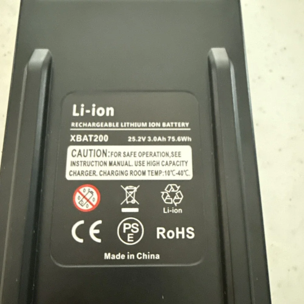 ARyee XBAT200 25.2V 3.0Ah Battery‎ For Shark ION Cordless Vacuums